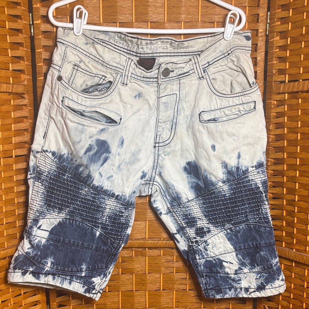 💰💰 Men's Acid Wash/Tie-Dye Jean Shorts